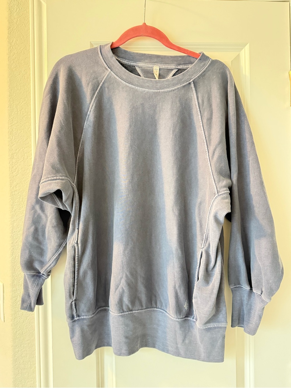 Free people movement gray sweatshirt oversized, Small